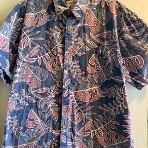 VTG Cooke Street Men's Size XL Aloha Hawaiian Shirt 100% Cotton